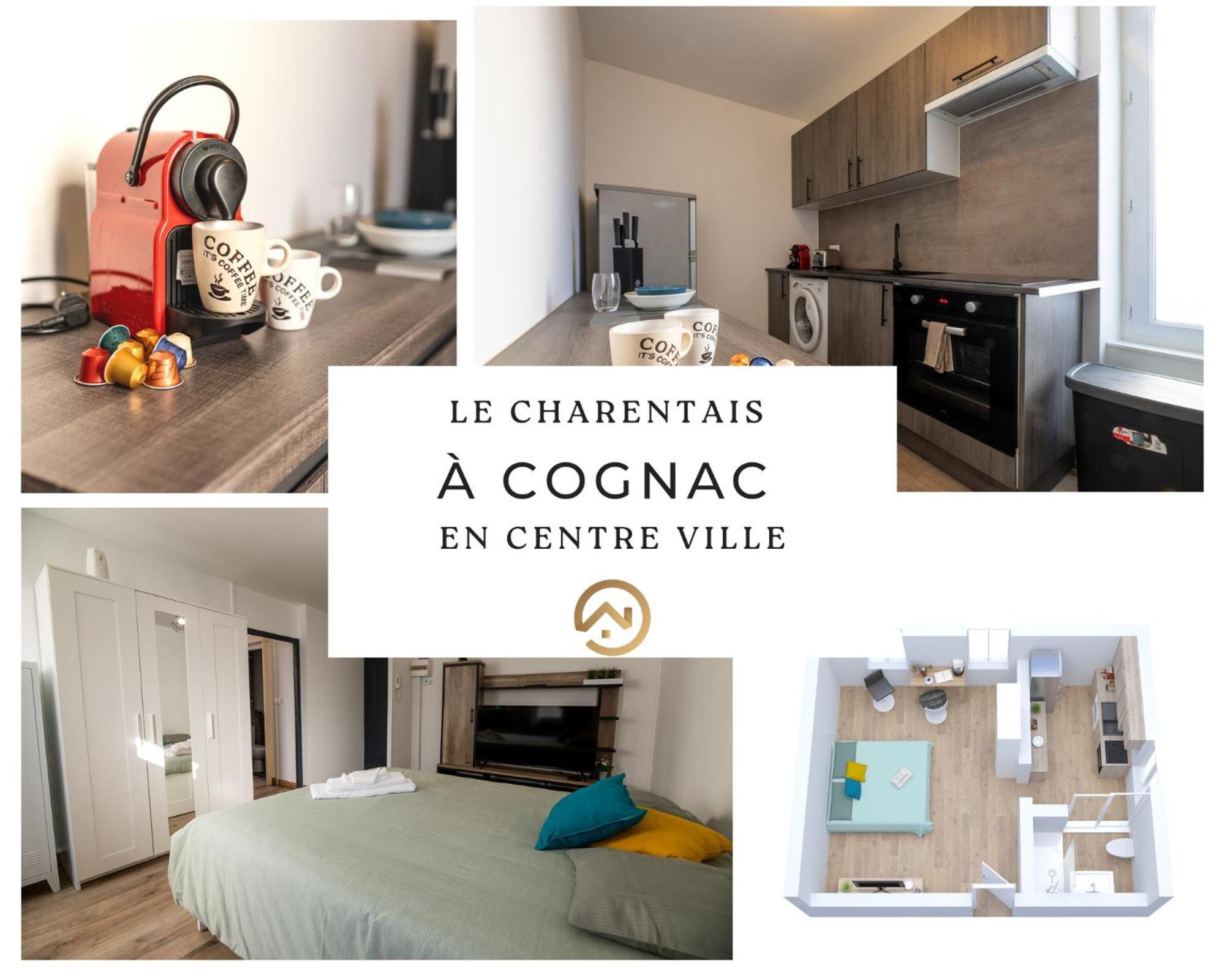 Le Charentais #Confort #Rdc Cognac Ngoại thất bức ảnh